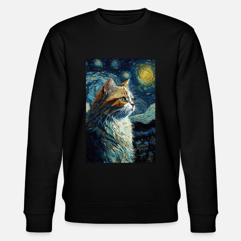 Chat - Sweat bio CHANGER Stanley/Stella Unisexe - noir