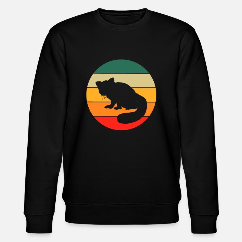 Panda rouge rétro - Sweat bio CHANGER Stanley/Stella Unisexe - noir