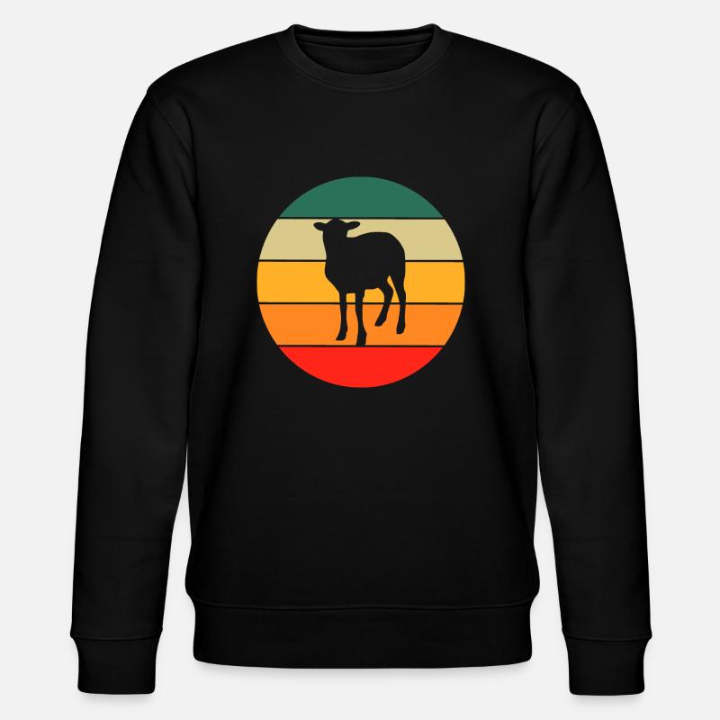 mouton rétro - Sweat bio CHANGER Stanley/Stella Unisexe - noir