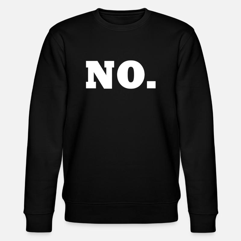 No - Stanley/Stella Unisex Bio-Sweatshirt CHANGER - Schwarz