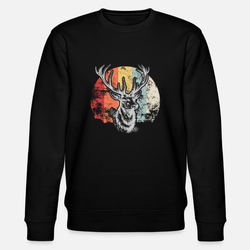 Cerf en cerf - Sweat bio CHANGER Stanley/Stella Unisexe - noir