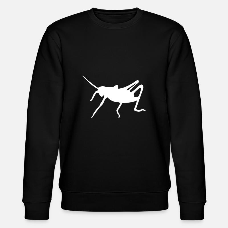 Heuschrecke - Stanley/Stella Unisex Bio-Sweatshirt CHANGER  - Schwarz