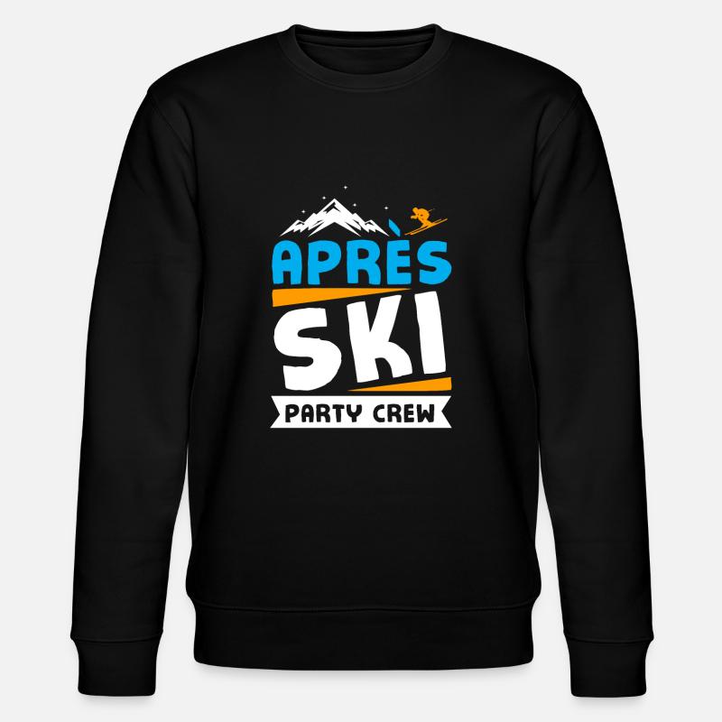 Afterski Party Crew - Sweat bio CHANGER Stanley/Stella Unisexe - noir