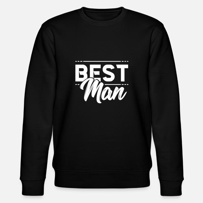 Bester Mann - Stanley/Stella Unisex Bio-Sweatshirt CHANGER  - Schwarz