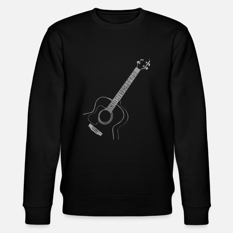 Gitarre - Stanley/Stella Unisex Bio-Sweatshirt CHANGER  - Schwarz