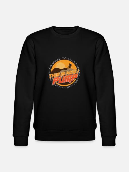 Pump Track How I Pump Mountainbike BMX Loop - Stanley/Stella CHANGER Unisex Organic Sweatshirt - black