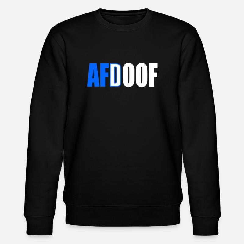 Afd doof afdoof - Stanley/Stella Unisex Bio-Sweatshirt CHANGER  - Schwarz