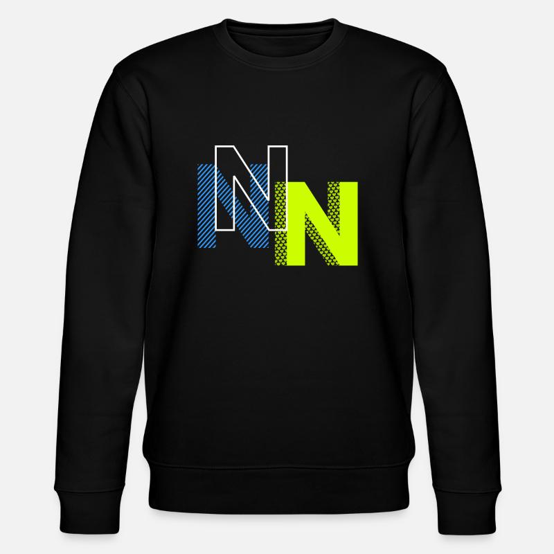 N Buchstabe - Stanley/Stella Unisex Bio-Sweatshirt CHANGER  - Schwarz
