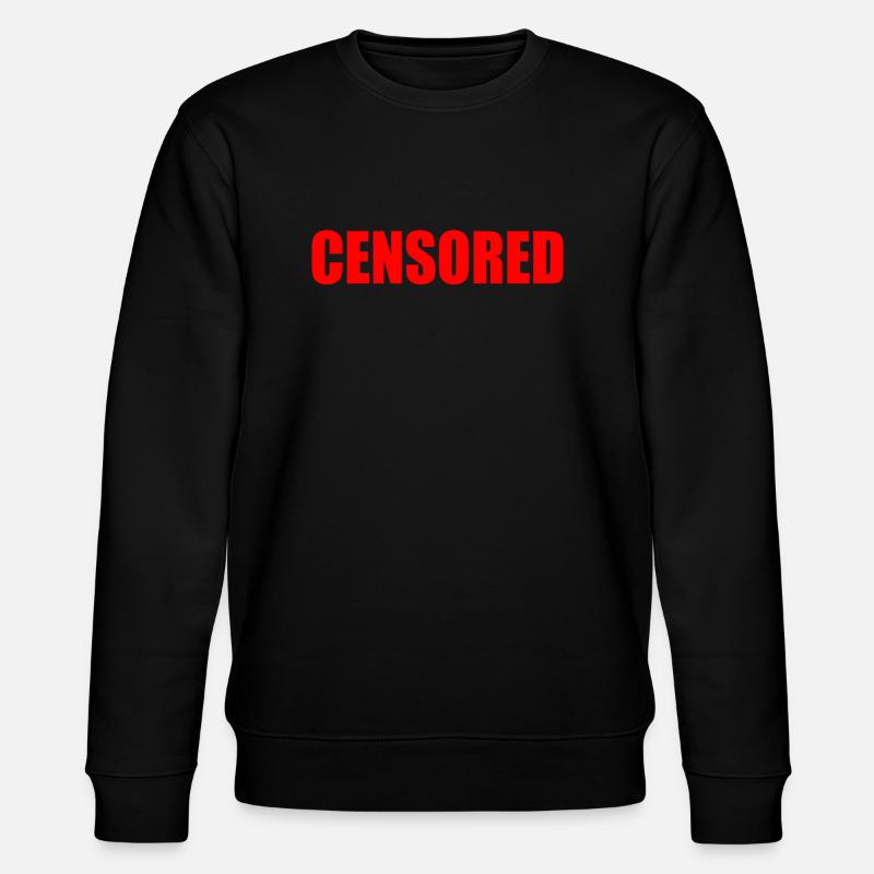 censored - Stanley/Stella Unisex Bio-Sweatshirt CHANGER  - Schwarz