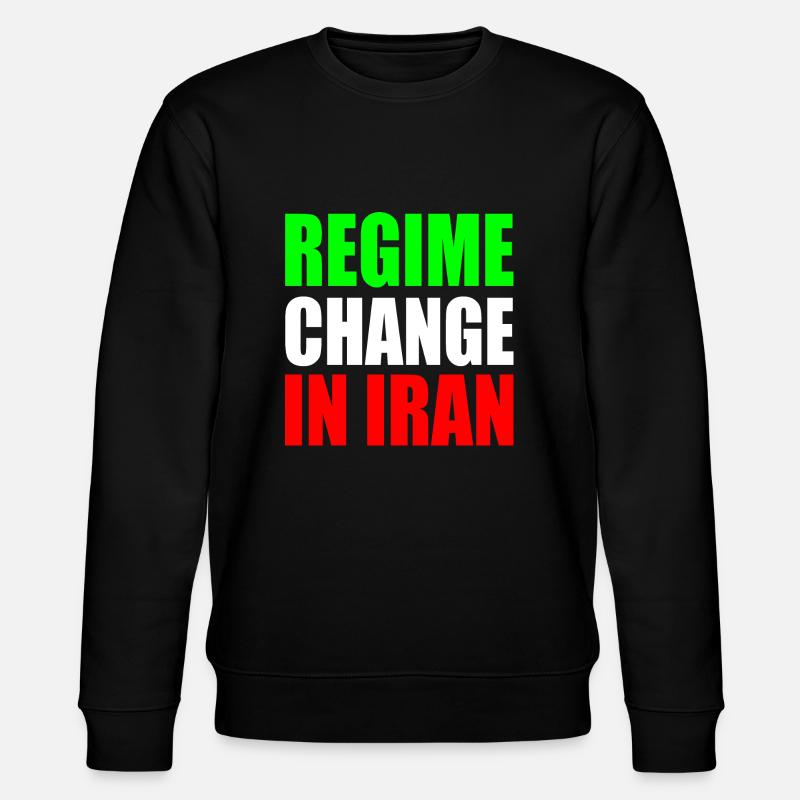 Regime change in iran - Sweat bio CHANGER Stanley/Stella Unisexe - noir