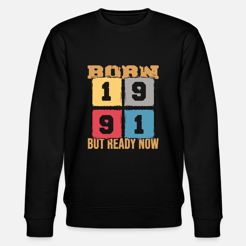 1991 Anniversaire Édition Rétro Limitée - Sweat bio CHANGER Stanley/Stella Unisexe - noir