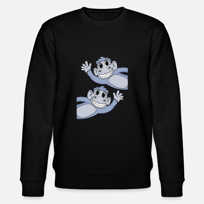 Singes singes - Sweat bio CHANGER Stanley/Stella Unisexe - noir