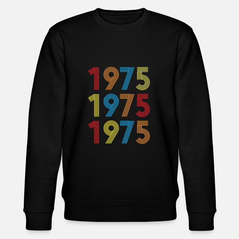 Cadeau d'anniversaire 1975 - Sweat bio CHANGER Stanley/Stella Unisexe - noir