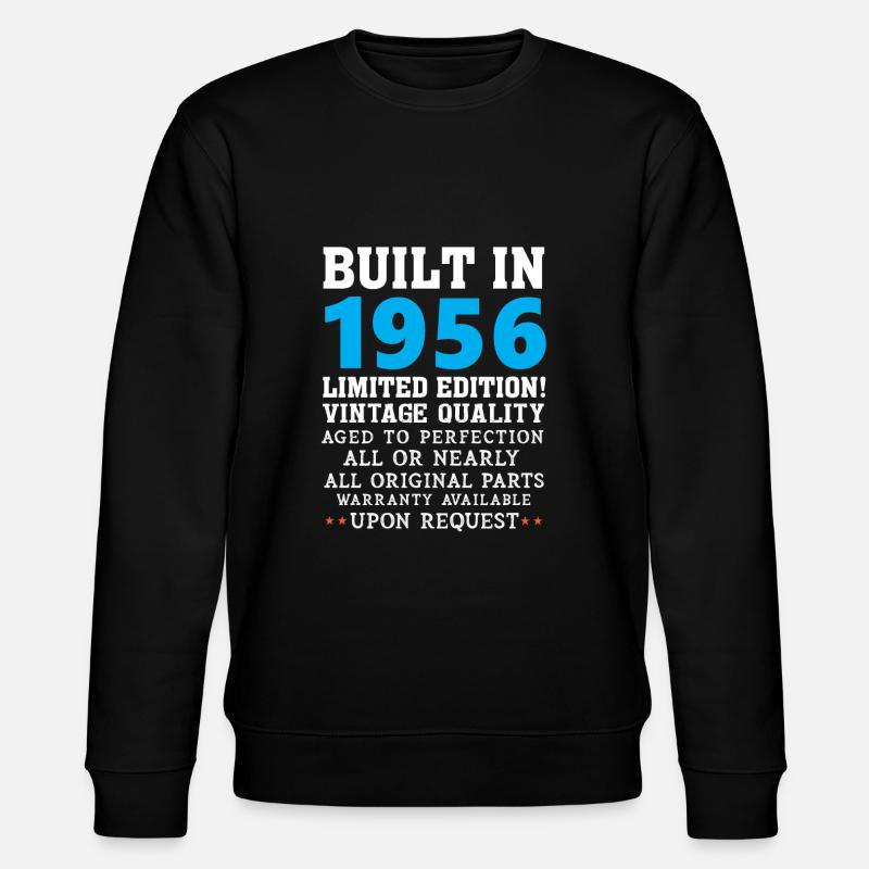 Construit en 1956 - Sweat bio CHANGER Stanley/Stella Unisexe - noir