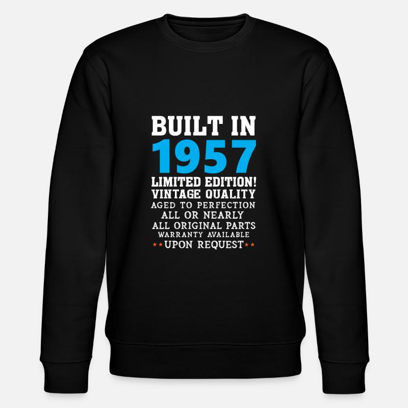 Built in 1957 - Stanley/Stella Unisex Bio-Sweatshirt CHANGER  - Schwarz