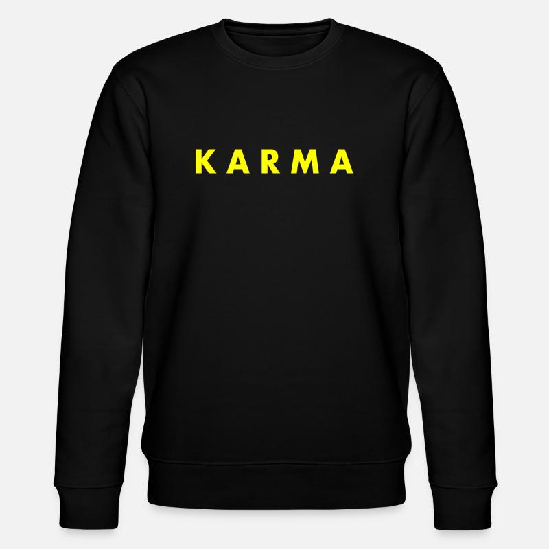 Karma - Stanley/Stella Unisex Bio-Sweatshirt CHANGER  - Schwarz