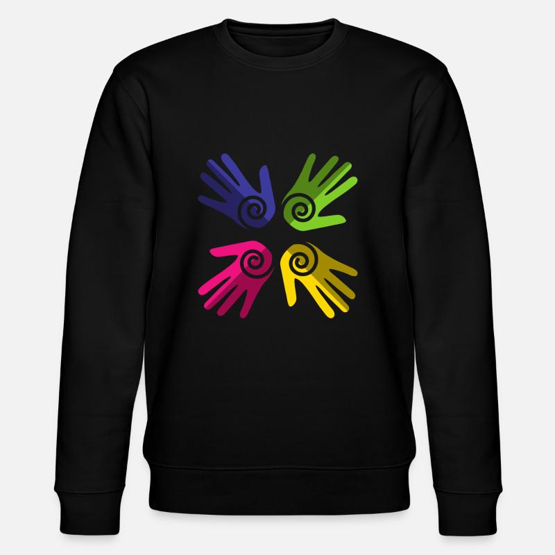 Pride Drapeau arc-en-ciel LGBT - Sweat bio CHANGER Stanley/Stella Unisexe - noir