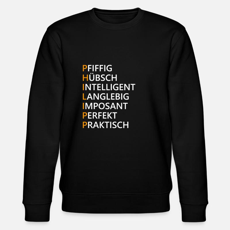 Philipp - Stanley/Stella Unisex Bio-Sweatshirt CHANGER - Schwarz