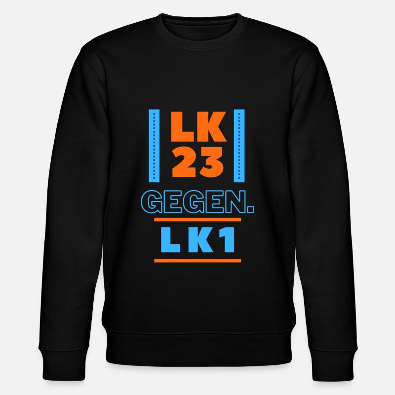 LK23 gegen LK1 - Stanley/Stella Unisex Bio-Sweatshirt CHANGER  - Schwarz