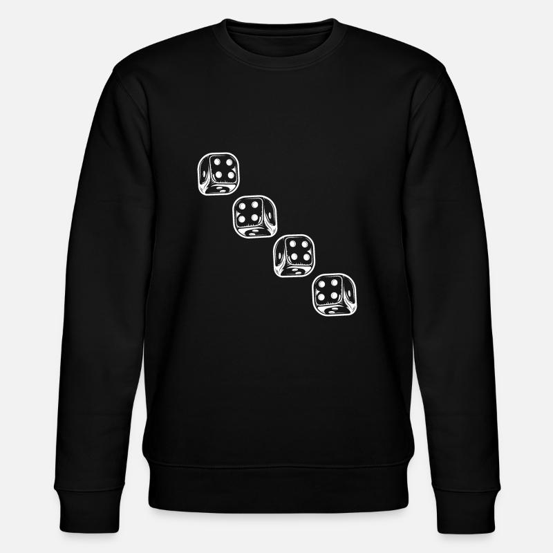 boardgame chess backgammon game night - Stanley/Stella Unisex Bio-Sweatshirt CHANGER - Schwarz