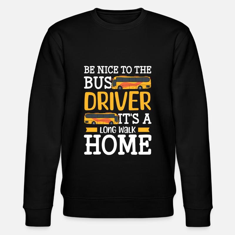 Driver Bus driver Coach - Stanley/Stella CHANGER Unisex Organic Sweatshirt - black