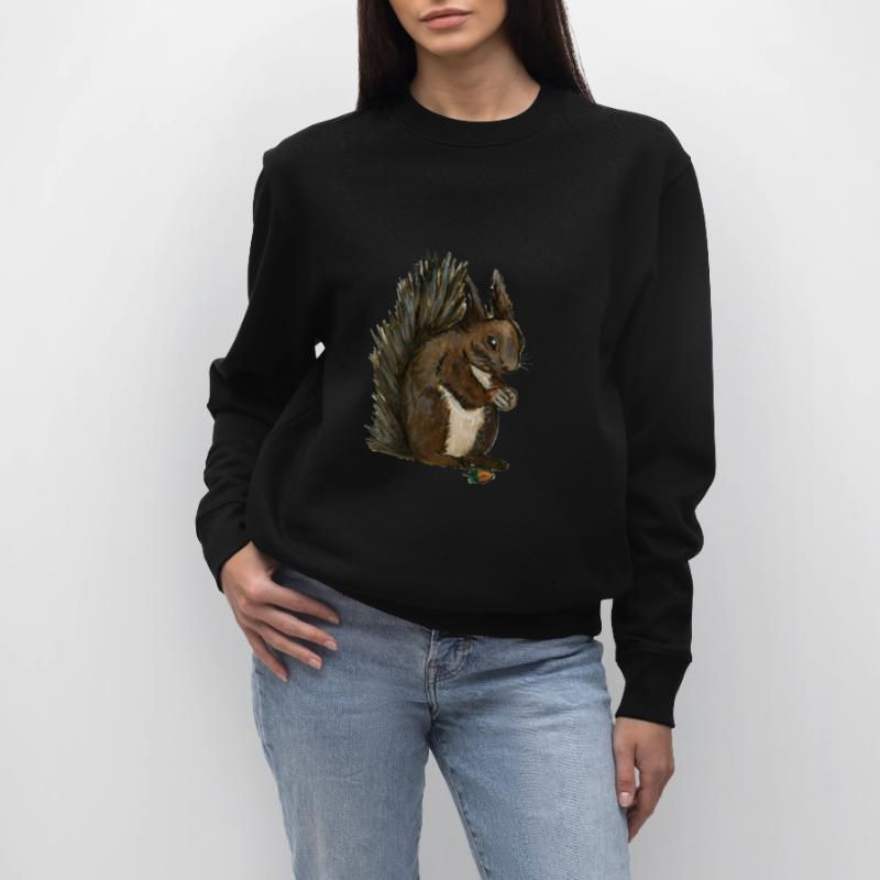 squirrel squirrel eichhörnchen esquilo hazelnut Stanley/Stella CHANGER Unisex Organic Sweatshirt