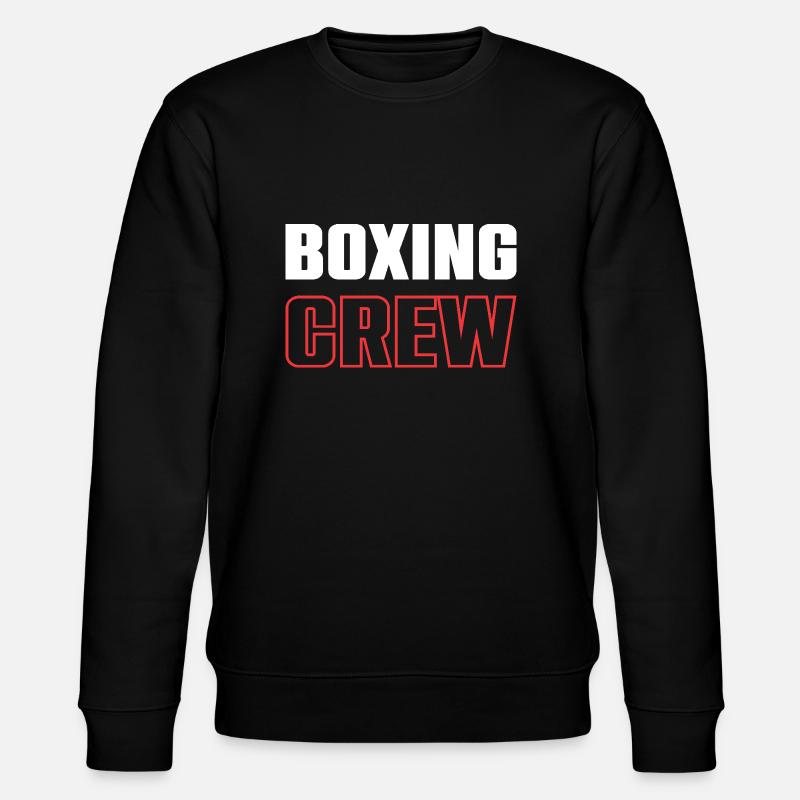 Boxing Crew - Stanley/Stella CHANGER Unisex Organic Sweatshirt - black