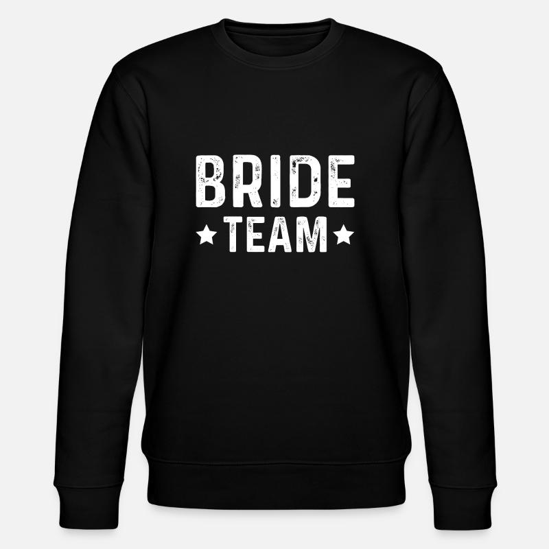 Bride Team - Stanley/Stella Unisex Bio-Sweatshirt CHANGER  - Schwarz