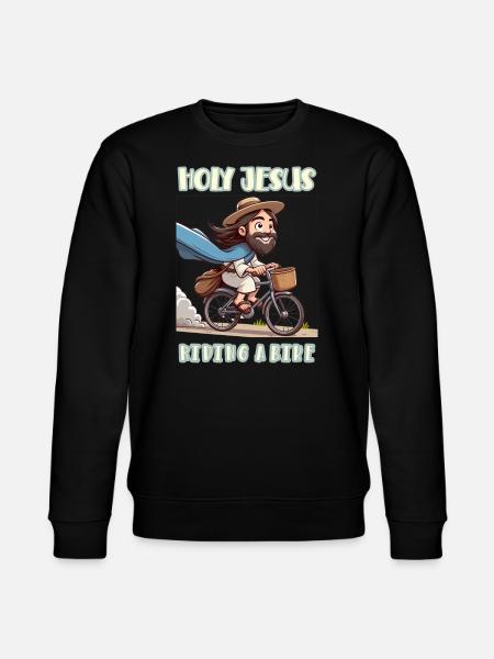 Saint Jésus à vélo - Sweat bio CHANGER Stanley/Stella Unisexe - noir