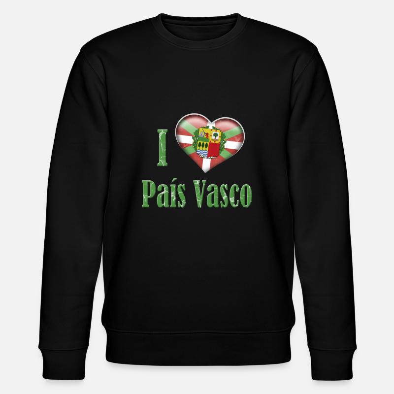 Pays Basque | J'aime País Vasco 2 - Sweat bio CHANGER Stanley/Stella Unisexe - noir