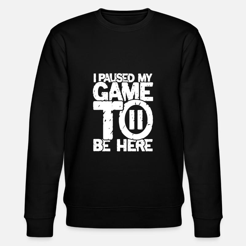 Mon jeu s’interrompt - Sweat bio CHANGER Stanley/Stella Unisexe - noir