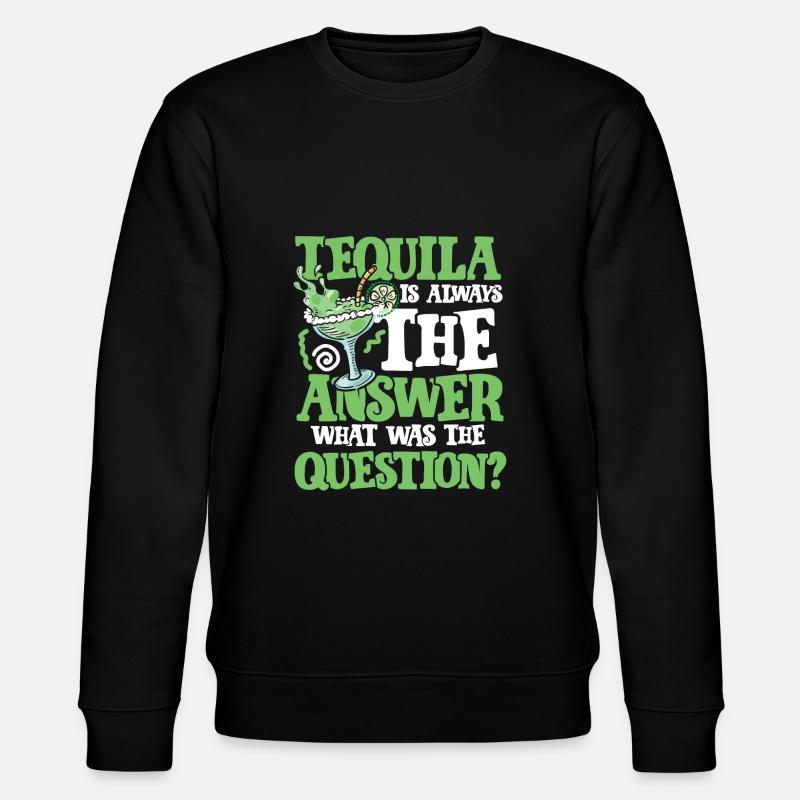 Tequila Antworten - Stanley/Stella Unisex Bio-Sweatshirt CHANGER  - Schwarz