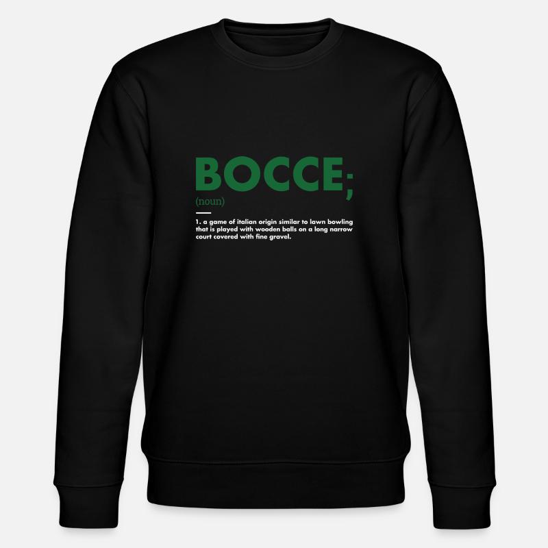 Sport Définition Bocce - Sweat bio CHANGER Stanley/Stella Unisexe - noir