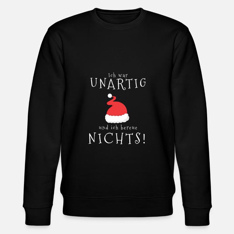 Weihnachten - Stanley/Stella Unisex Bio-Sweatshirt CHANGER  - Schwarz