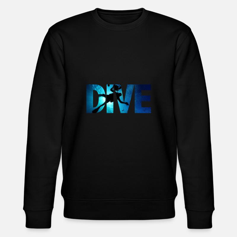 Scuba Diving - Stanley/Stella Unisex Bio-Sweatshirt CHANGER  - Schwarz