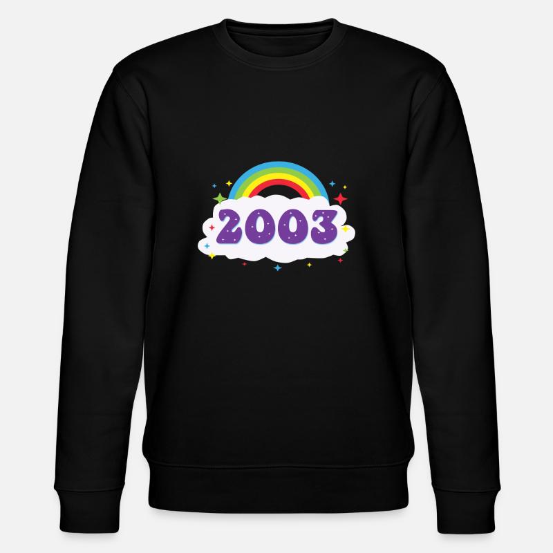 2003 Rainbow - Stanley/Stella CHANGER Unisex Organic Sweatshirt - black