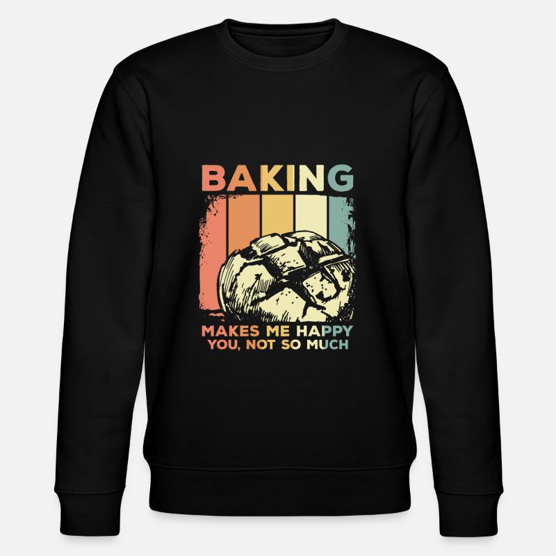 Pain de pain boulanger - Sweat bio CHANGER Stanley/Stella Unisexe - noir