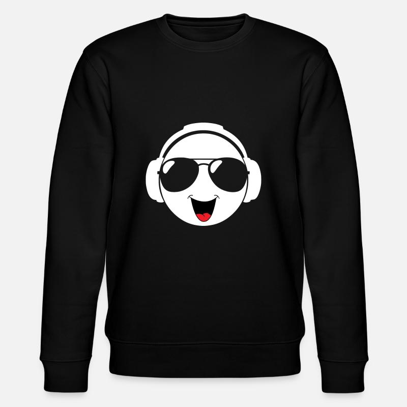 La tête souriante techno - Sweat bio CHANGER Stanley/Stella Unisexe - noir