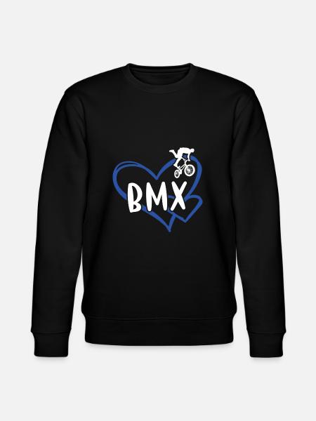 Sport Heart BMX - Stanley/Stella CHANGER Unisex Organic Sweatshirt - black