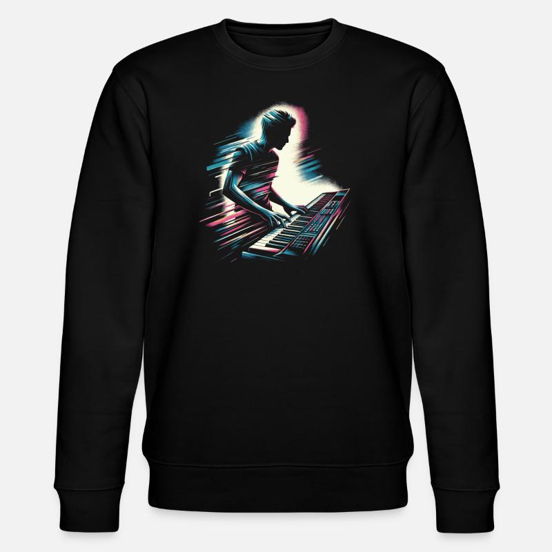 Keyboarder - Stanley/Stella Unisex Bio-Sweatshirt CHANGER  - Schwarz