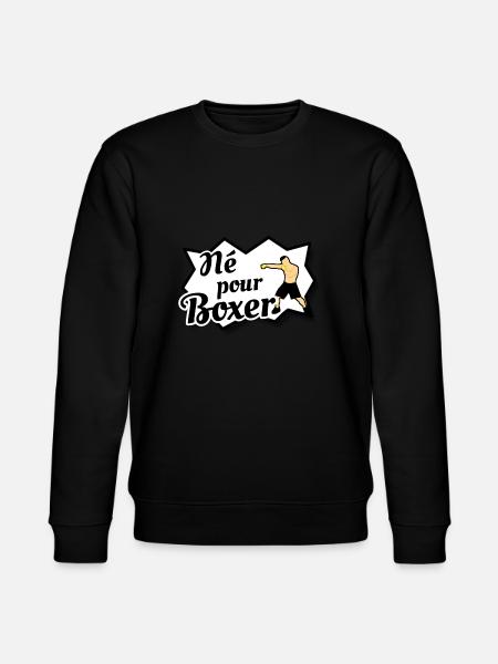 Boxe - Sweat bio CHANGER Stanley/Stella Unisexe - noir