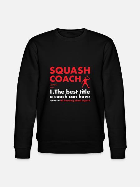 Sport Coach Definition Squash - Stanley/Stella CHANGER Unisex Organic Sweatshirt - black