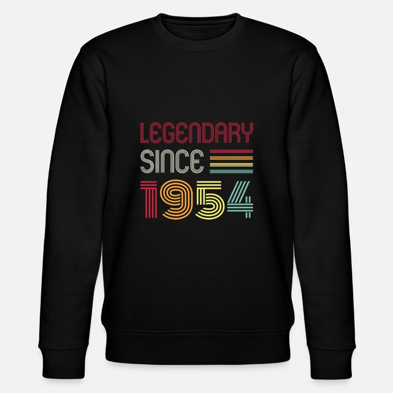 Birthday Legendary Since 1954 - Stanley/Stella Unisex Bio-Sweatshirt CHANGER - Schwarz