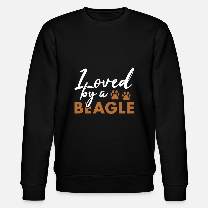 Aimé par un beagle - Sweat bio CHANGER Stanley/Stella Unisexe - noir