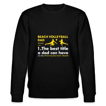 Sport Dad Définition Volleyball de plage - Sweat bio CHANGER Stanley/Stella Unisexe - noir - Devant - Nik (191cm) & Marisol (170cm)