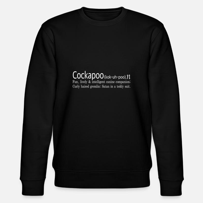 Cockapoo - Stanley/Stella CHANGER Unisex Organic Sweatshirt - black