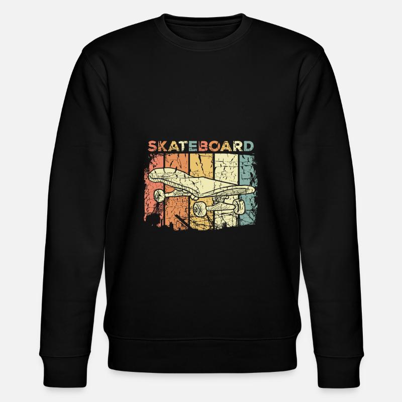 Skateboard - Sweat bio CHANGER Stanley/Stella Unisexe - noir
