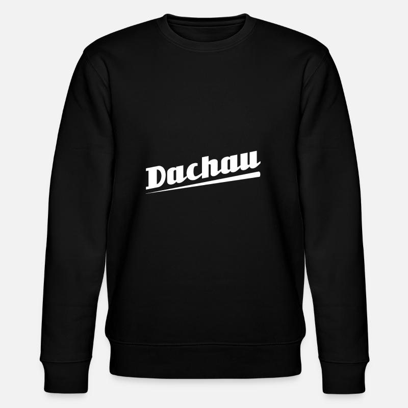 Dachau - Textdesign mit Stadtnamen - Stanley/Stella Unisex Bio-Sweatshirt CHANGER - Schwarz