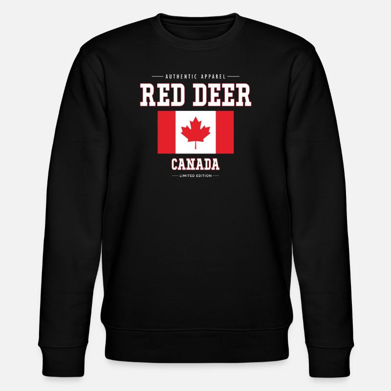Red Deer - Stanley/Stella Unisex Bio-Sweatshirt CHANGER  - Schwarz