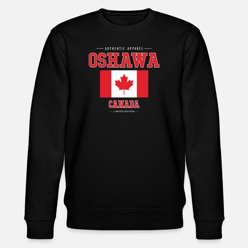 Oshawa - Stanley/Stella Unisex Bio-Sweatshirt CHANGER - Schwarz